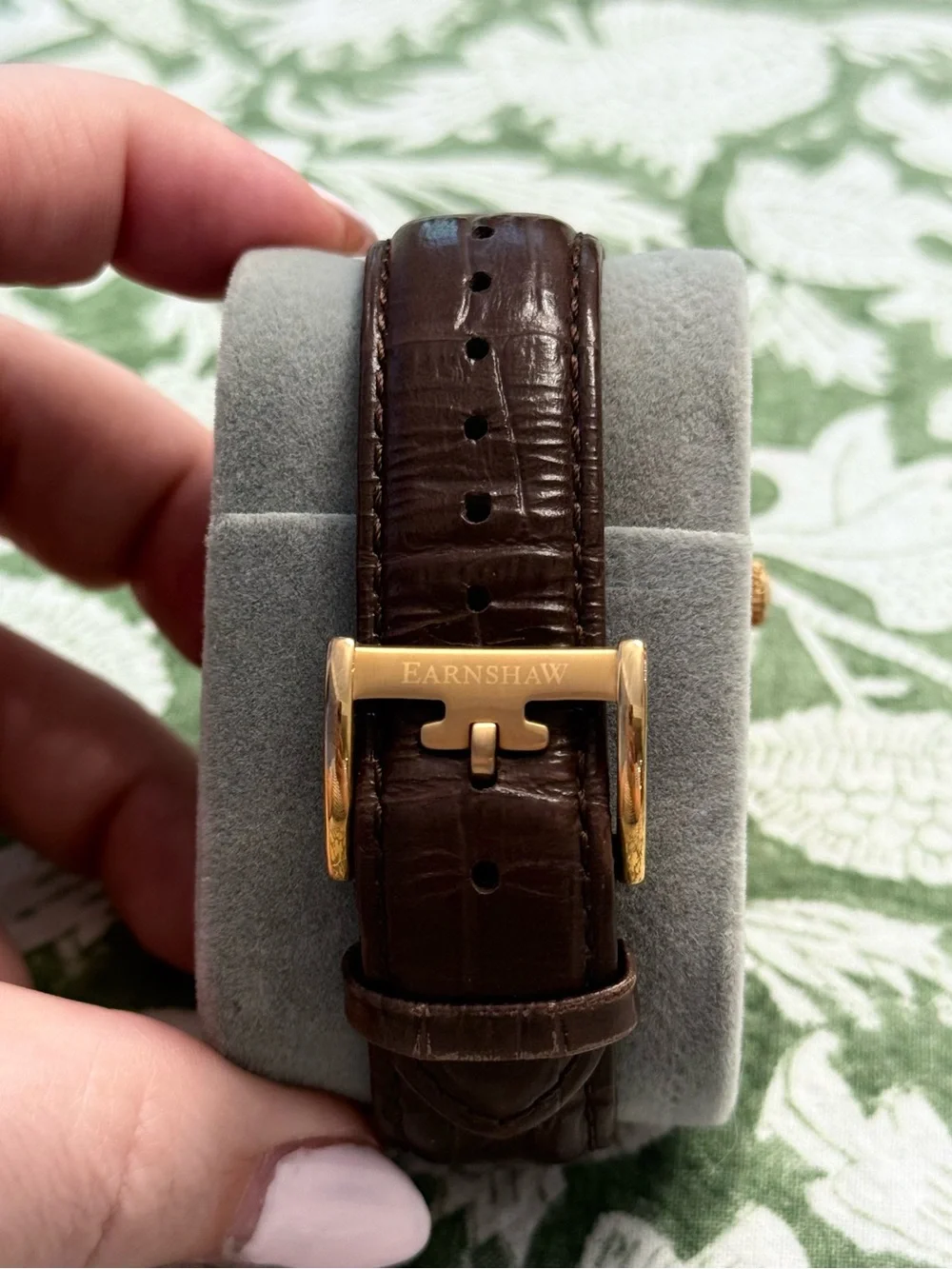 Thomas Earnshaw Skeleton Automatic Gold Tone Men’s Watch